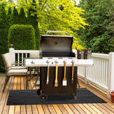 60 x 39" Under Grill Mat Folding Oil Absorbent Reusable Water Resistant Kitchen Tools & Gadgets - Tophatter Daily Deals