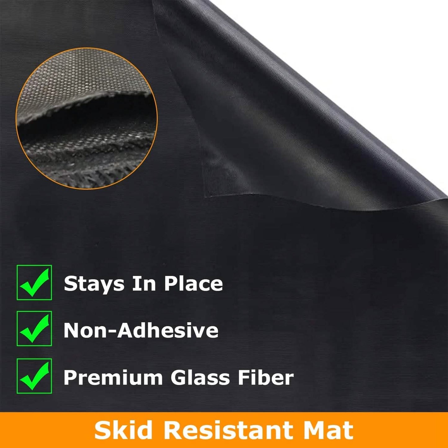 60 x 39" Under Grill Mat Folding Oil Absorbent Reusable Water Resistant Kitchen Tools & Gadgets - Tophatter Daily Deals