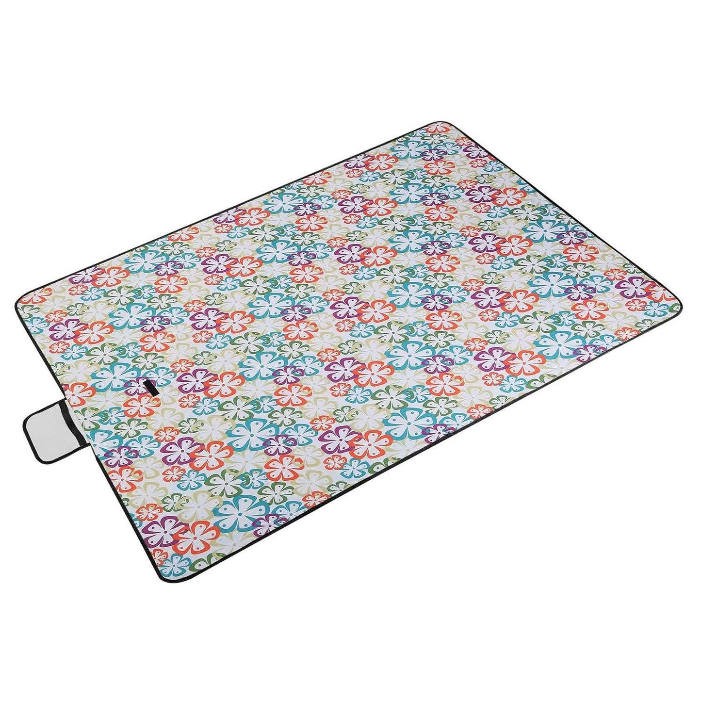 60" x 78" Foldable Waterproof Picnic Blanket with Strap Outdoor Recreation - Tophatter Daily Deals
