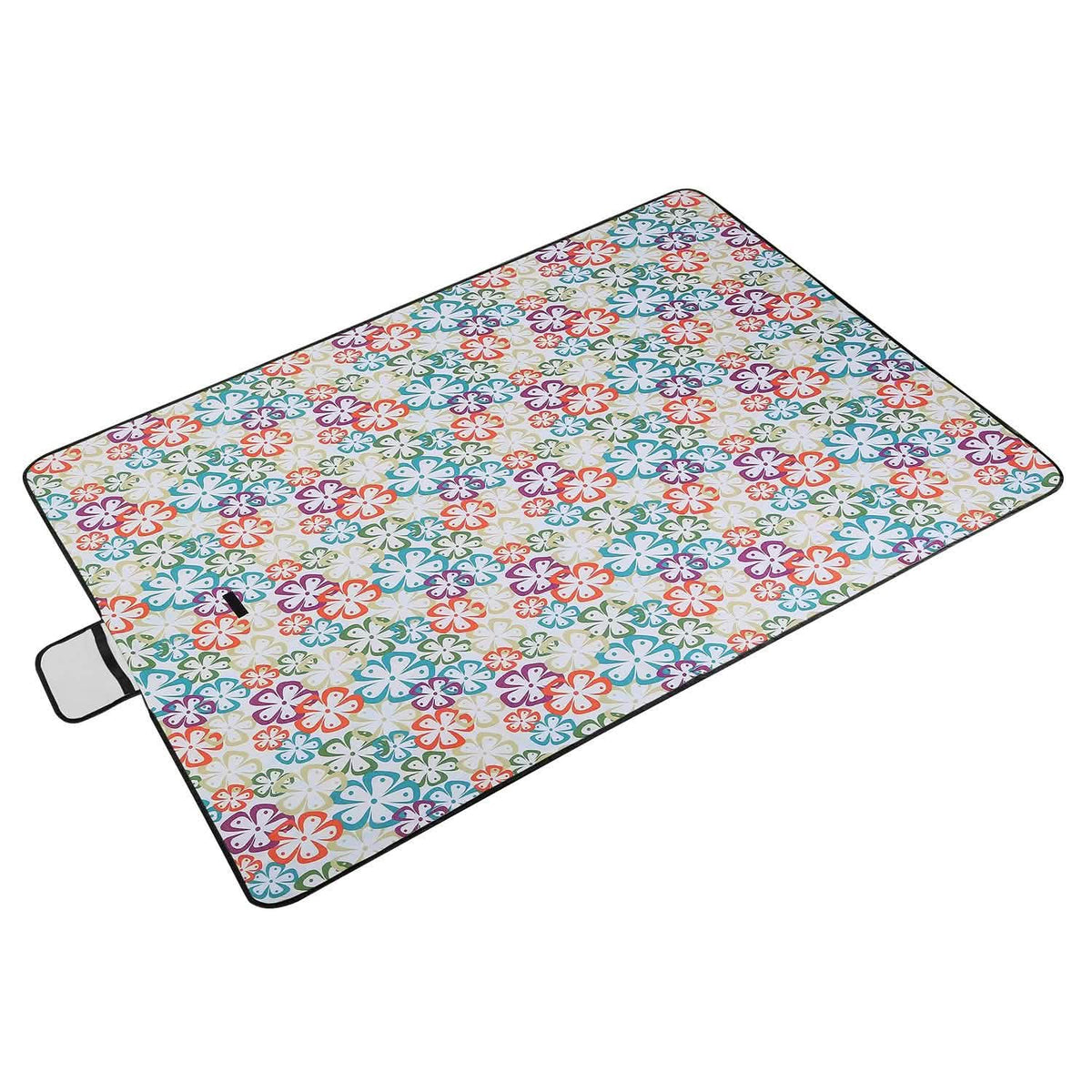 60" x 78" Foldable Waterproof Picnic Blanket with Strap Outdoor Recreation - Tophatter Daily Deals