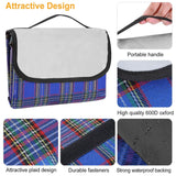 60" x 78" Foldable Waterproof Picnic Blanket with Strap Outdoor Recreation - Tophatter Daily Deals