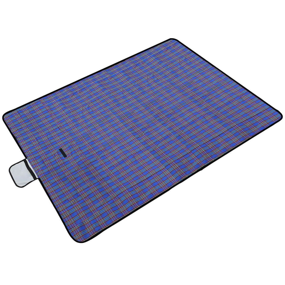 60" x 78" Foldable Waterproof Picnic Blanket with Strap Outdoor Recreation - Tophatter Daily Deals