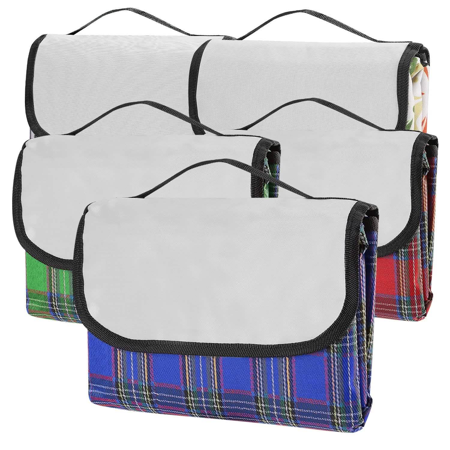 60" x 78" Foldable Waterproof Picnic Blanket with Strap Outdoor Recreation - Tophatter Daily Deals