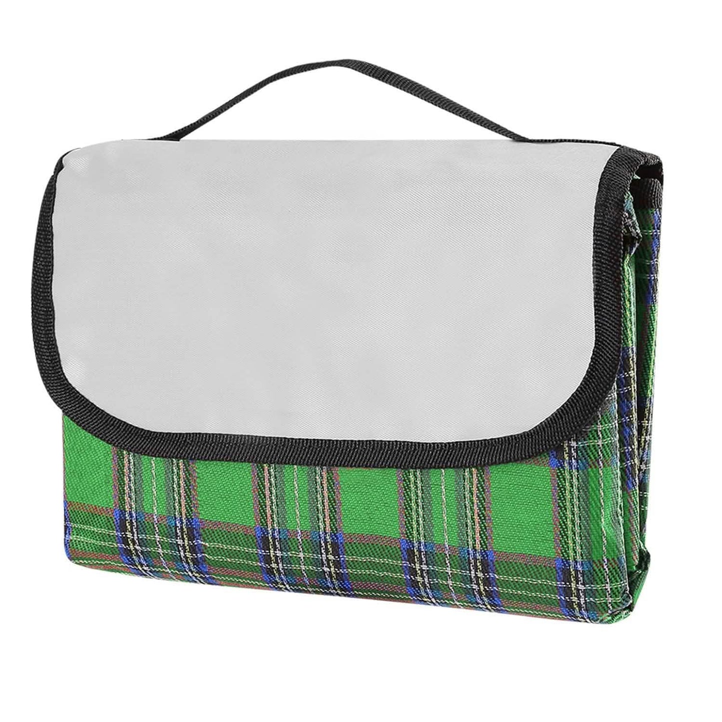 60" x 78" Foldable Waterproof Picnic Blanket with Strap Green Outdoor Recreation - Tophatter Daily Deals