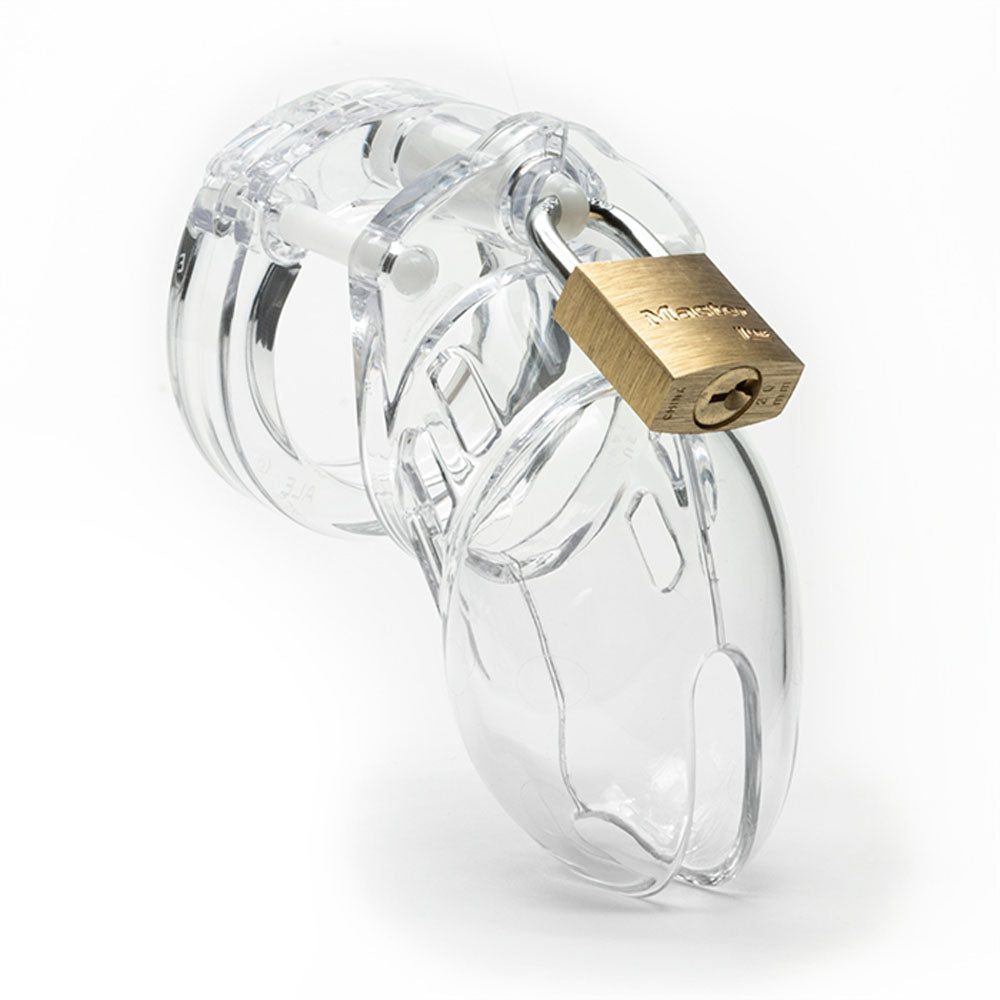 Cockcage CB-6000S Clear 3.25 Inch Medical-Grade Chastity Cage > Bondage Gear > Male Chastity - Tophatter Daily Deals