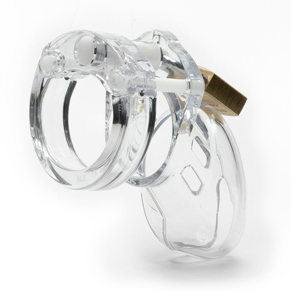Cockcage CB-6000S Clear 3.25 Inch Medical-Grade Chastity Cage > Bondage Gear > Male Chastity - Tophatter Daily Deals