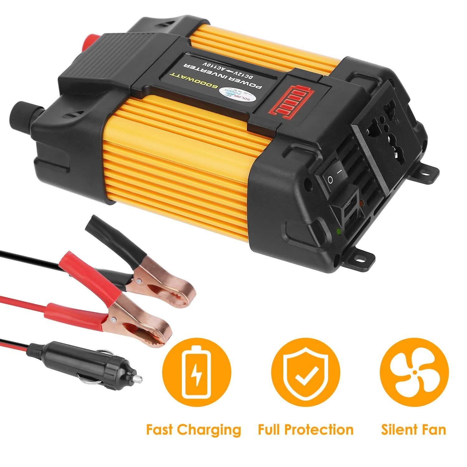 4000W Peak Power Inverter DC 1 Automotive - Tophatter Daily Deals