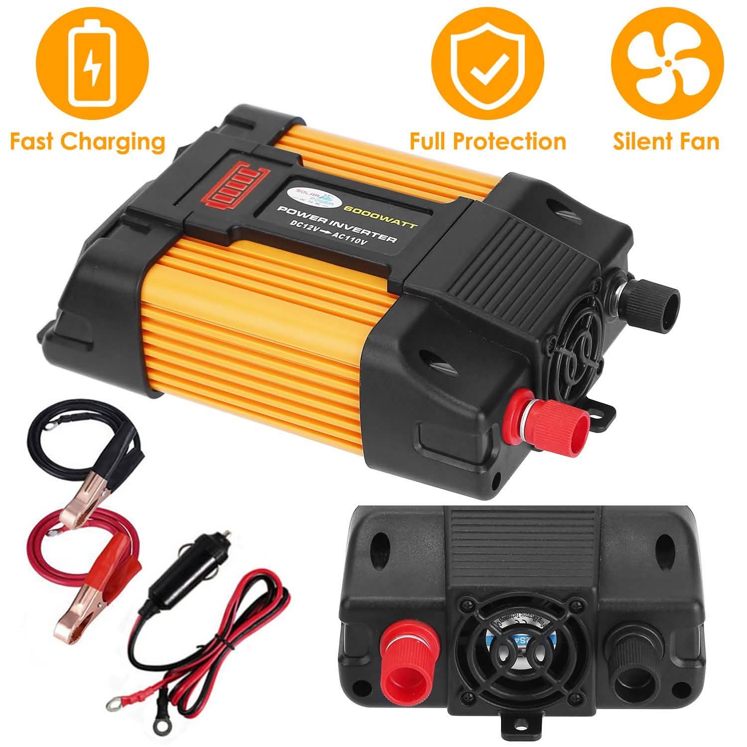 4000W Peak Power Inverter DC 1 Automotive - Tophatter Daily Deals