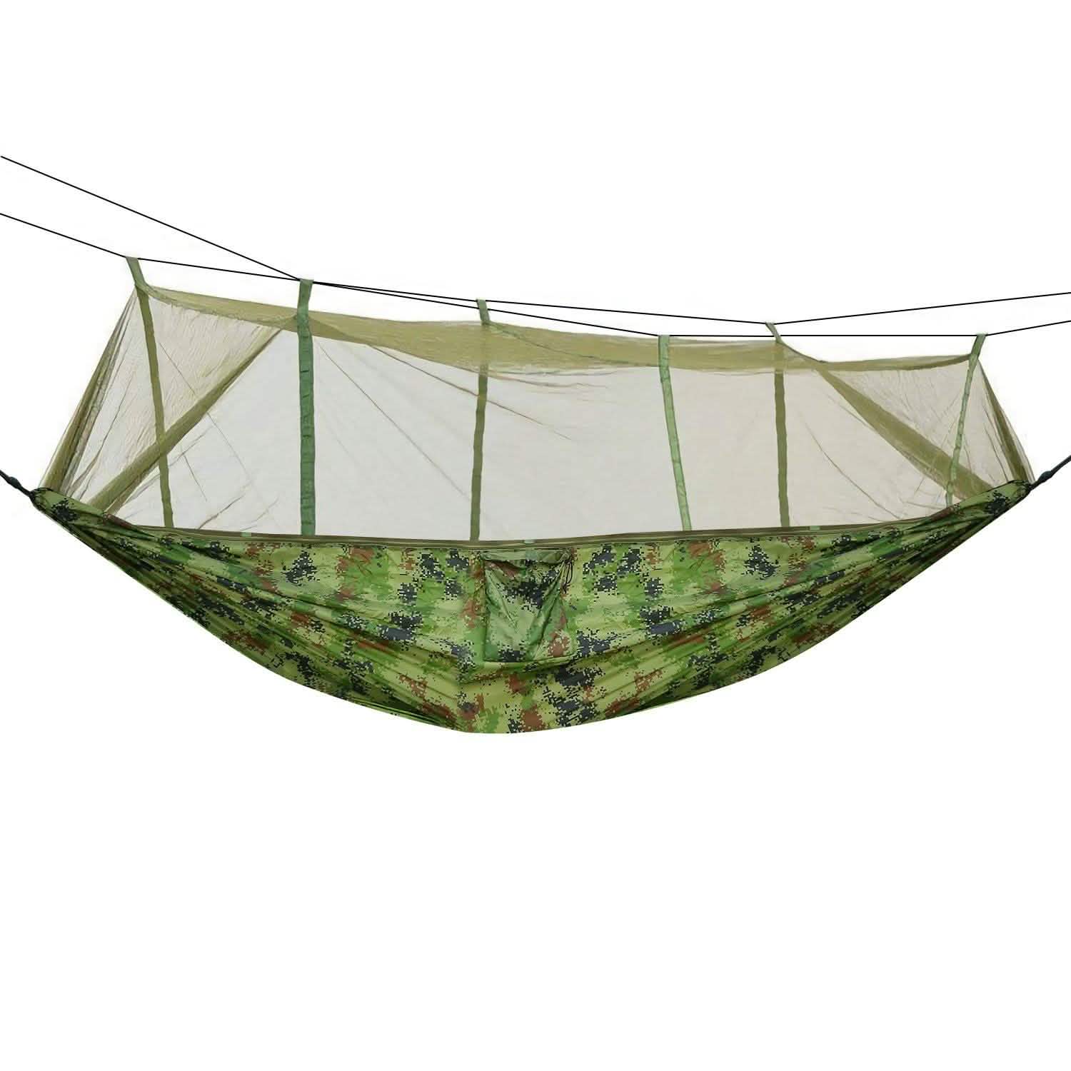 600lbs Load 2 Persons Hammock with Mosquito Net Camo Outdoor Recreation - Tophatter Daily Deals
