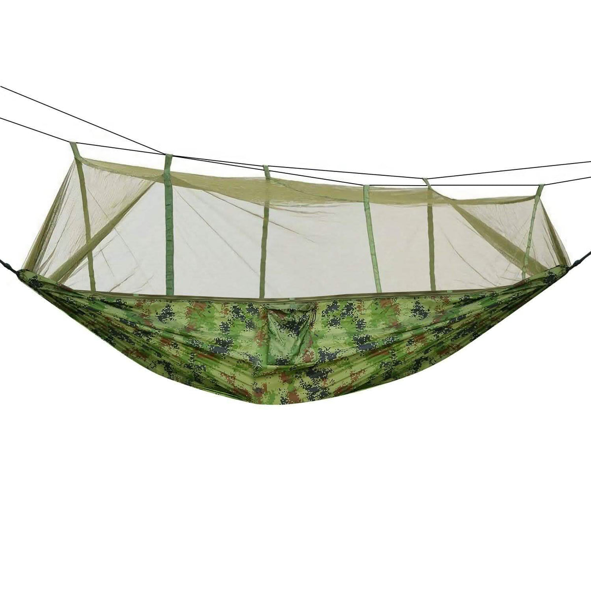 600lbs Load 2 Persons Hammock with Mosquito Net Camo Outdoor Recreation - Tophatter Daily Deals