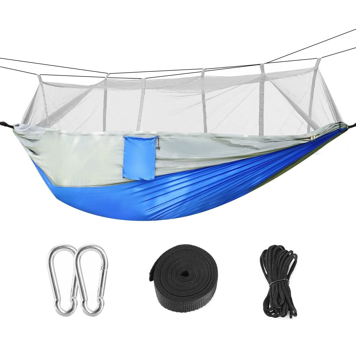 600lbs Load 2 Persons Hammock with Mosquito Net Outdoor Recreation - Tophatter Daily Deals