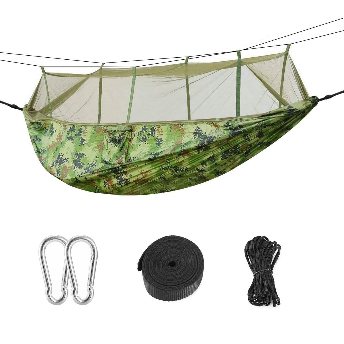 600lbs Load 2 Persons Hammock with Mosquito Net Outdoor Recreation - Tophatter Daily Deals