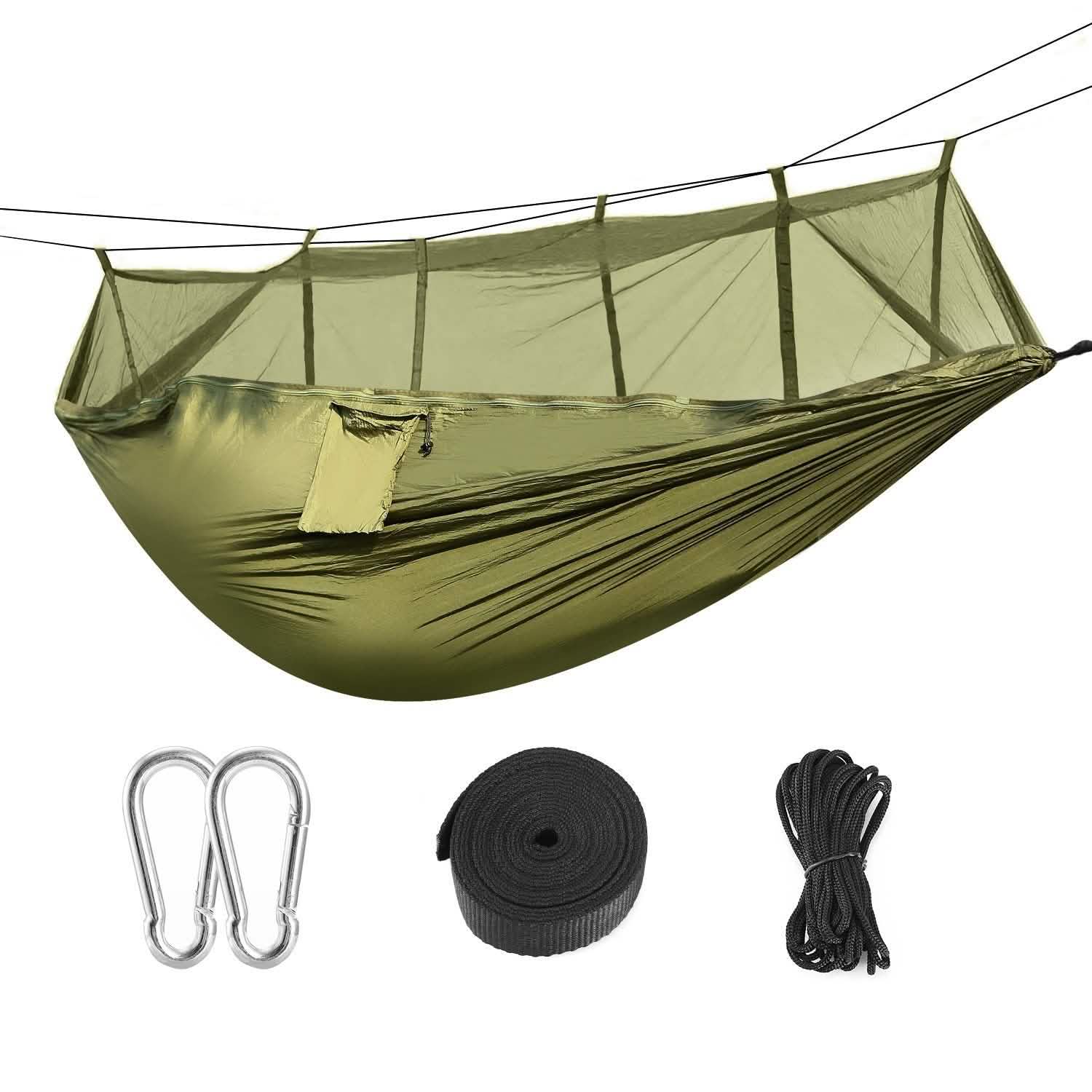 600lbs Load 2 Persons Hammock with Mosquito Net Outdoor Recreation - Tophatter Daily Deals