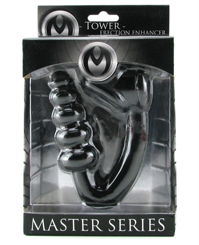 Master Series The Tower – Cock Ring Erection Enhancer and Butt Plug > Anal Range > Prostate Plugs - Tophatter Daily Deals