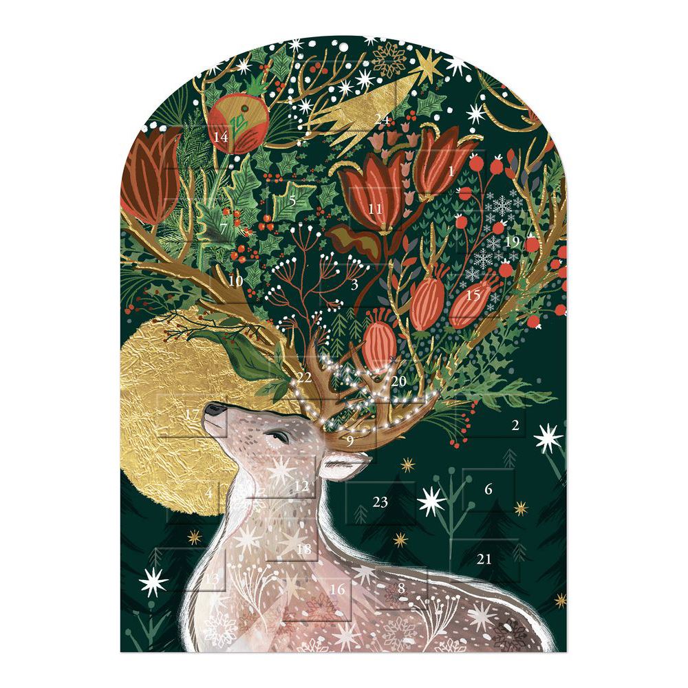 King of the Forest Christmas Advent Calendar | Traditional Advent Calendar Advent Calendar - Tophatter Daily Deals