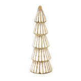 Shabby Chic White Wooden Christmas Tree | Freestanding Rustic Ornament - 21cm Ornament - Tophatter Daily Deals