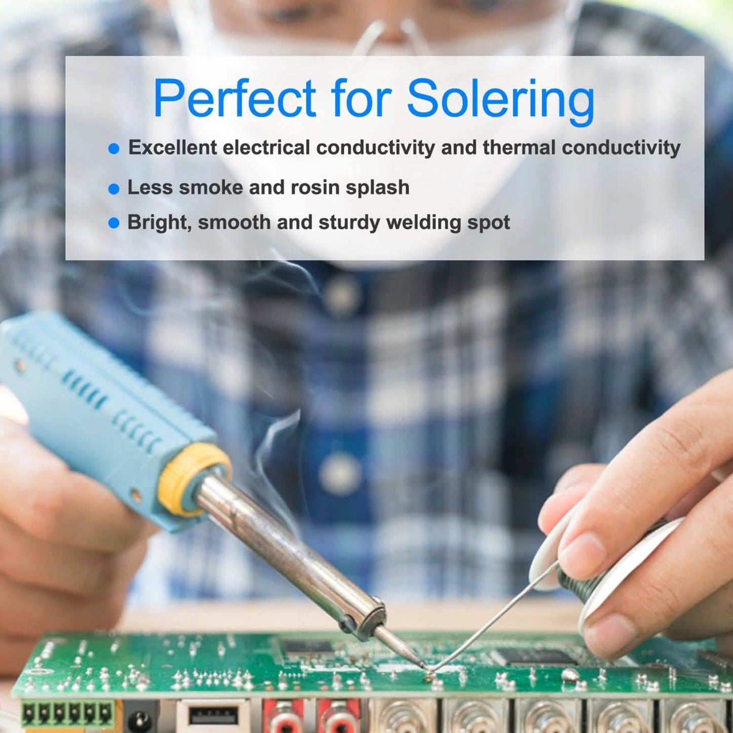60/40 Tin Lead Rosin Core 0.8mm 1.7% Flux Electrical Solder Wire Everything Else - Tophatter Daily Deals