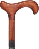 Cherrywood Derby Walking Cane: Triple Nickel Ring Design Derby Classic Walking Canes - Tophatter Daily Deals