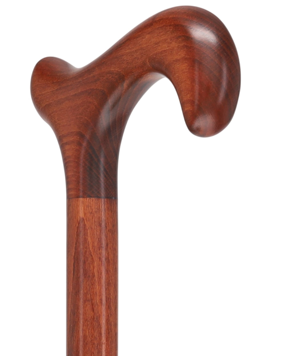 Cherrywood Derby Walking Cane: Triple Nickel Ring Design Derby Classic Walking Canes - Tophatter Daily Deals