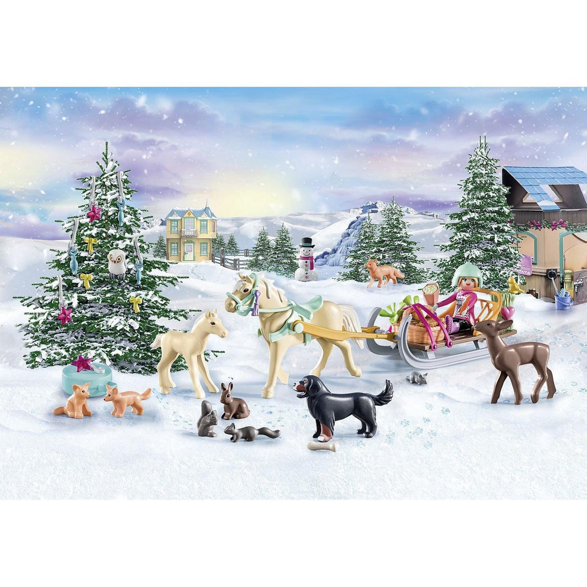 Playmobil 71345 Christmas Sleigh Ride Advent Calendar | Kids Advent Calendar Advent Calendar - Tophatter Daily Deals