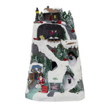 LED Ski Slope | Illuminated LED Christmas Ornament with Movement - 30cm LED Light - Tophatter Daily Deals