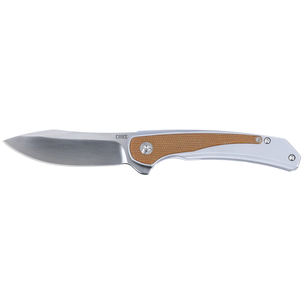 CRKT Padawan - Frame Lock - Micarta Inlay - 14C28N Steel - 6070 Knives - Tophatter Daily Deals