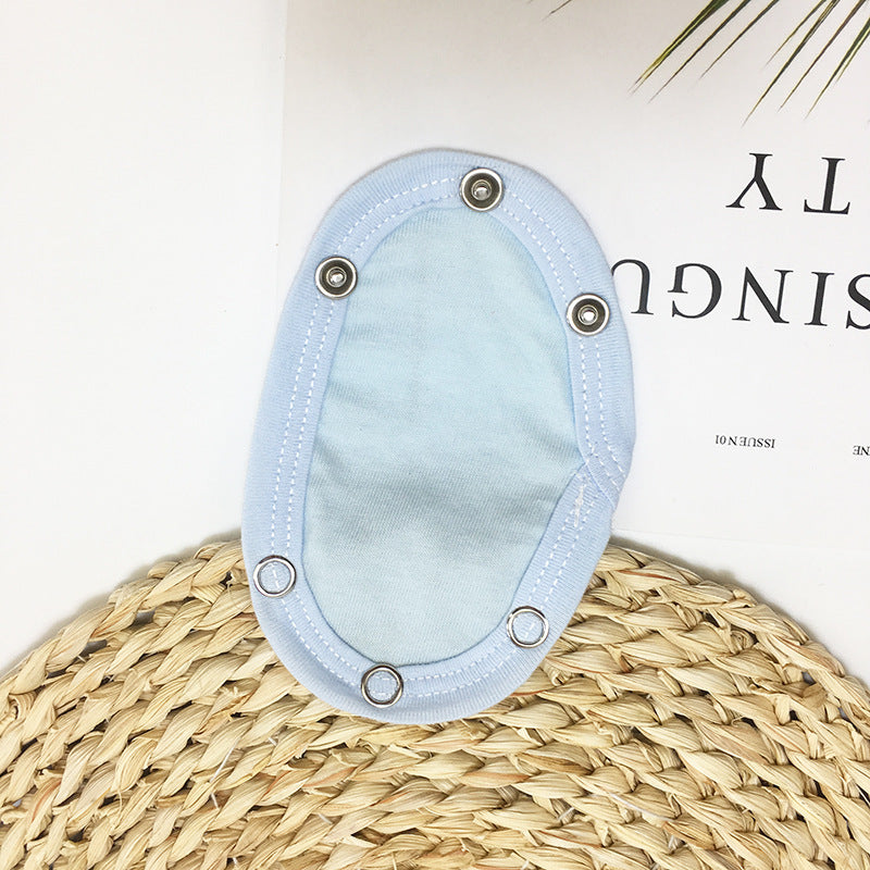 Baby's Long Cotton Romper Extension Piece Light Blue One Size 0 - Tophatter Daily Deals