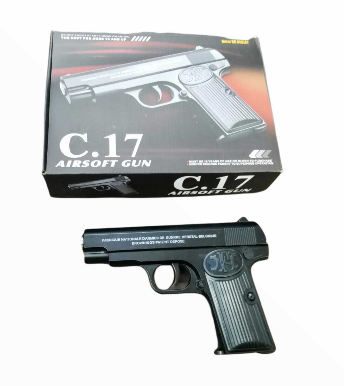 C17 6MM BB AIRSOFT PISTOL - Tophatter's Army Deals PISTOLS - Tophatter Daily Deals