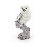 Snowy Owl Christmas Ornament | 21cm Resin Winter Bird Christmas Decoration | White Snow Owl Statue Figurine - Design Varies One Supplied Ornament - Tophatter Daily Deals