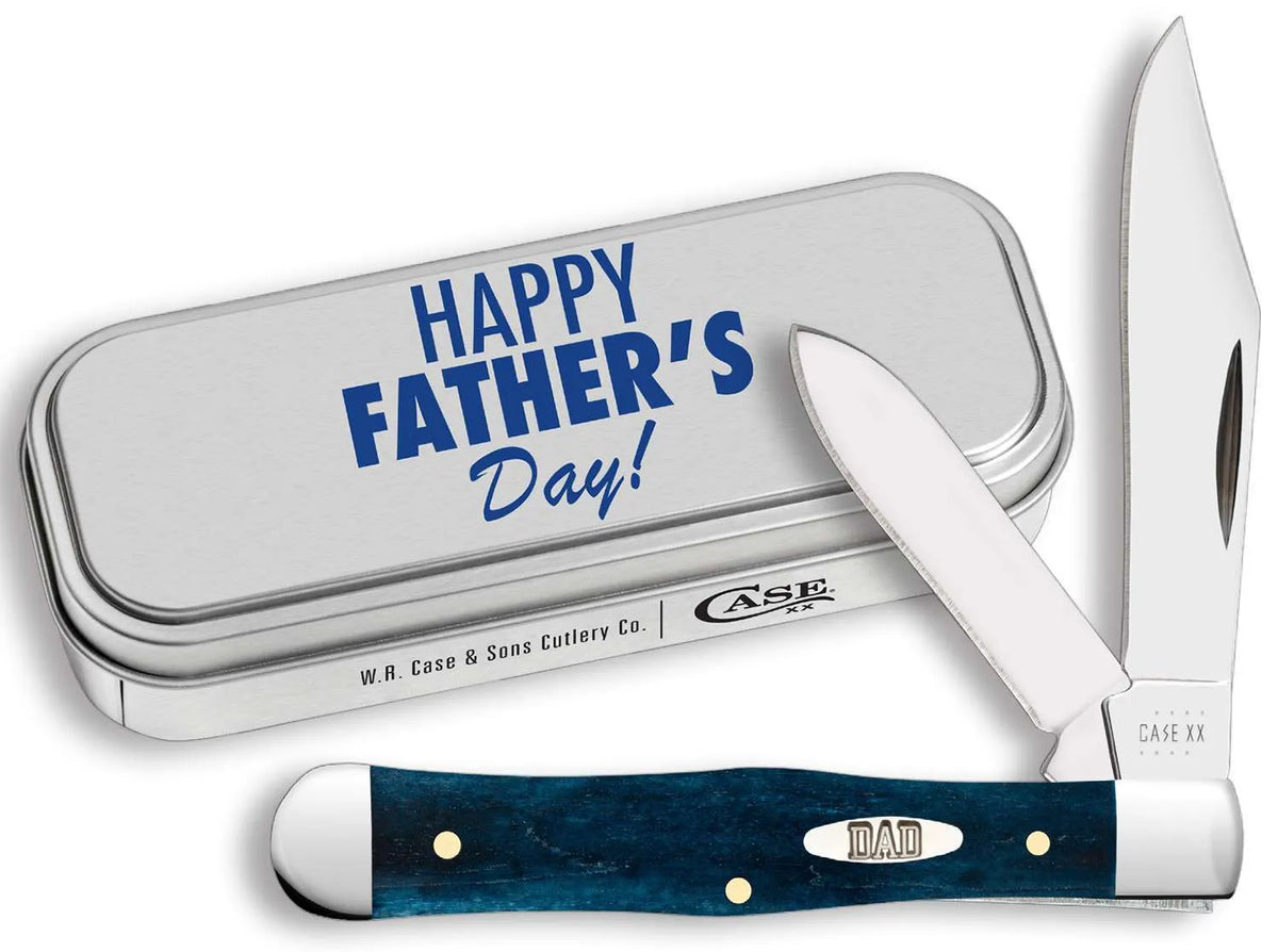 Case Small Swell Center Jack - Father's Day - Mediterranean Blue Bone - 10609 Knives - Tophatter Daily Deals