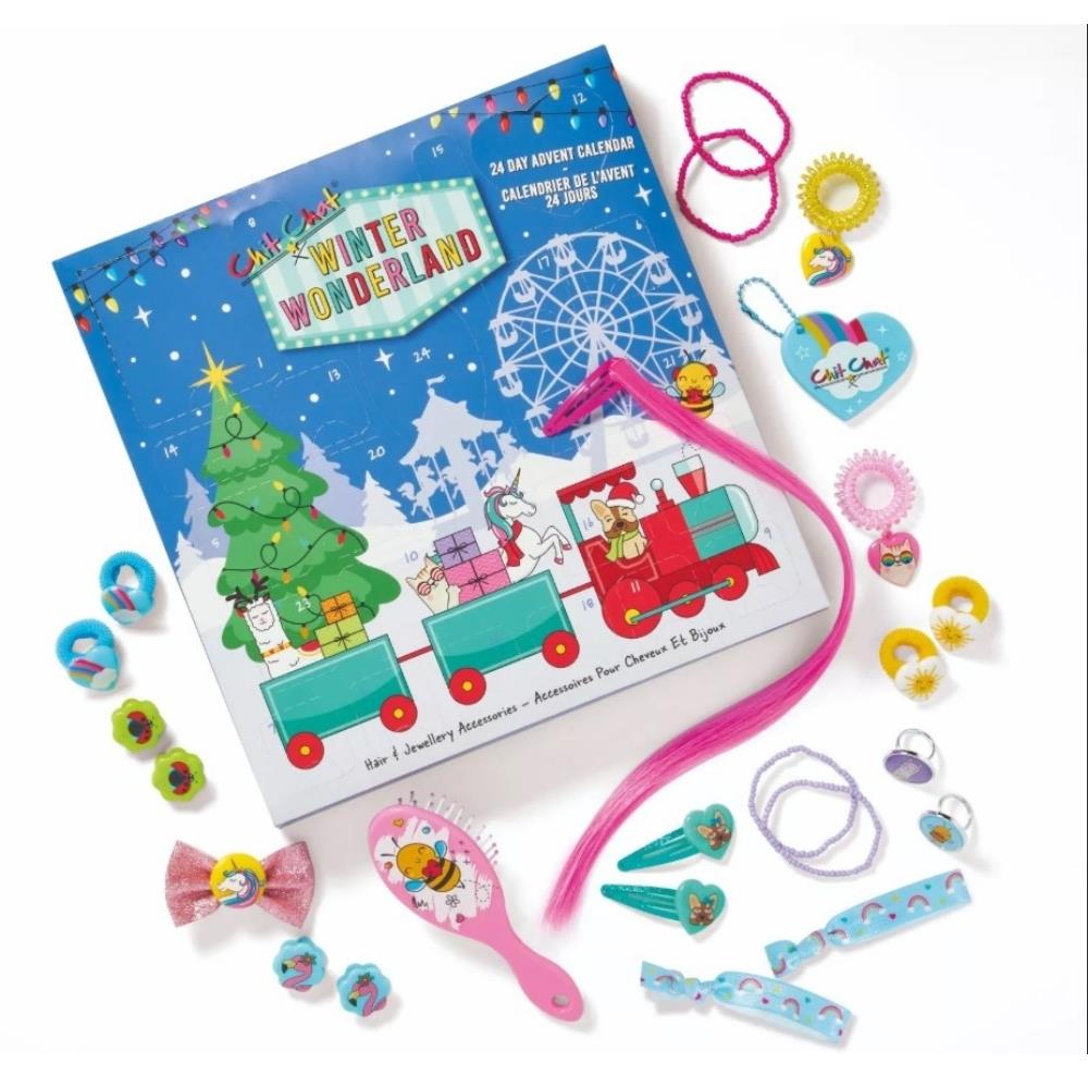 Chit Chat Hair & Jewellery Christmas Advent Calendar | Kids Advent Calendar Advent Calendar - Tophatter Daily Deals