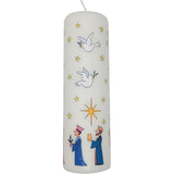 Wise Men Christmas Advent Candle | Christmas Calendar Pillar Candle - 20cm Advent Candle - Tophatter Daily Deals