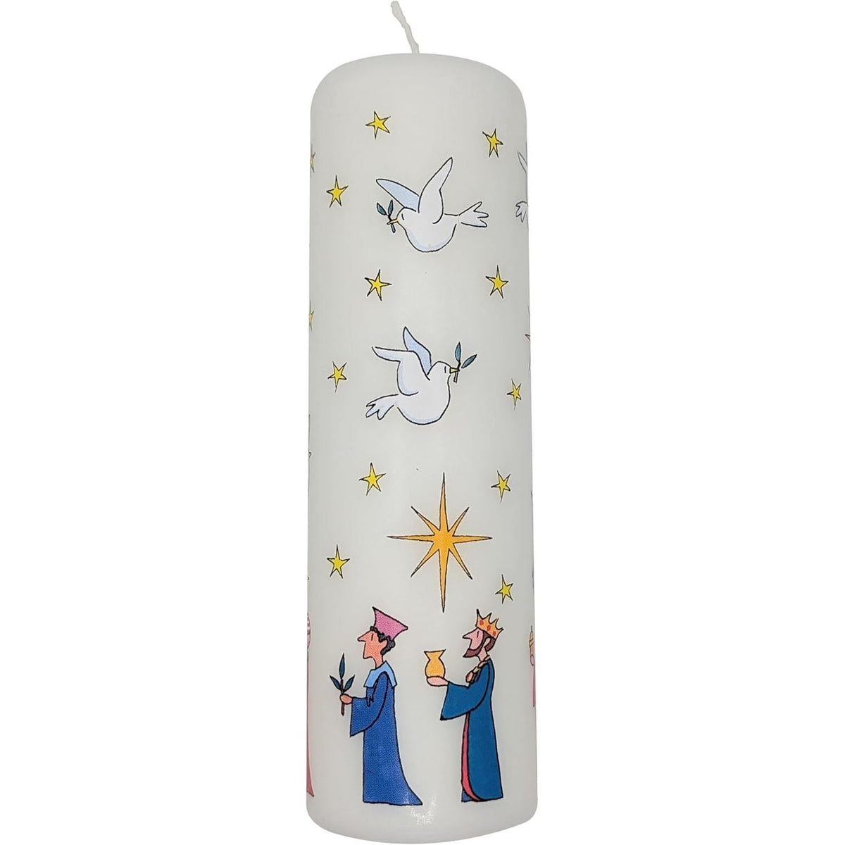 Wise Men Christmas Advent Candle | Christmas Calendar Pillar Candle - 20cm Advent Candle - Tophatter Daily Deals