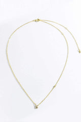 G To K Zircon 925 Sterling Silver Necklace Necklaces - Tophatter Daily Deals
