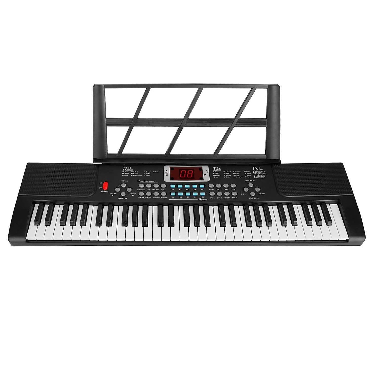 61 Keys Digital Music Electronic Keyboard Black Toys & Games - Tophatter Daily Deals