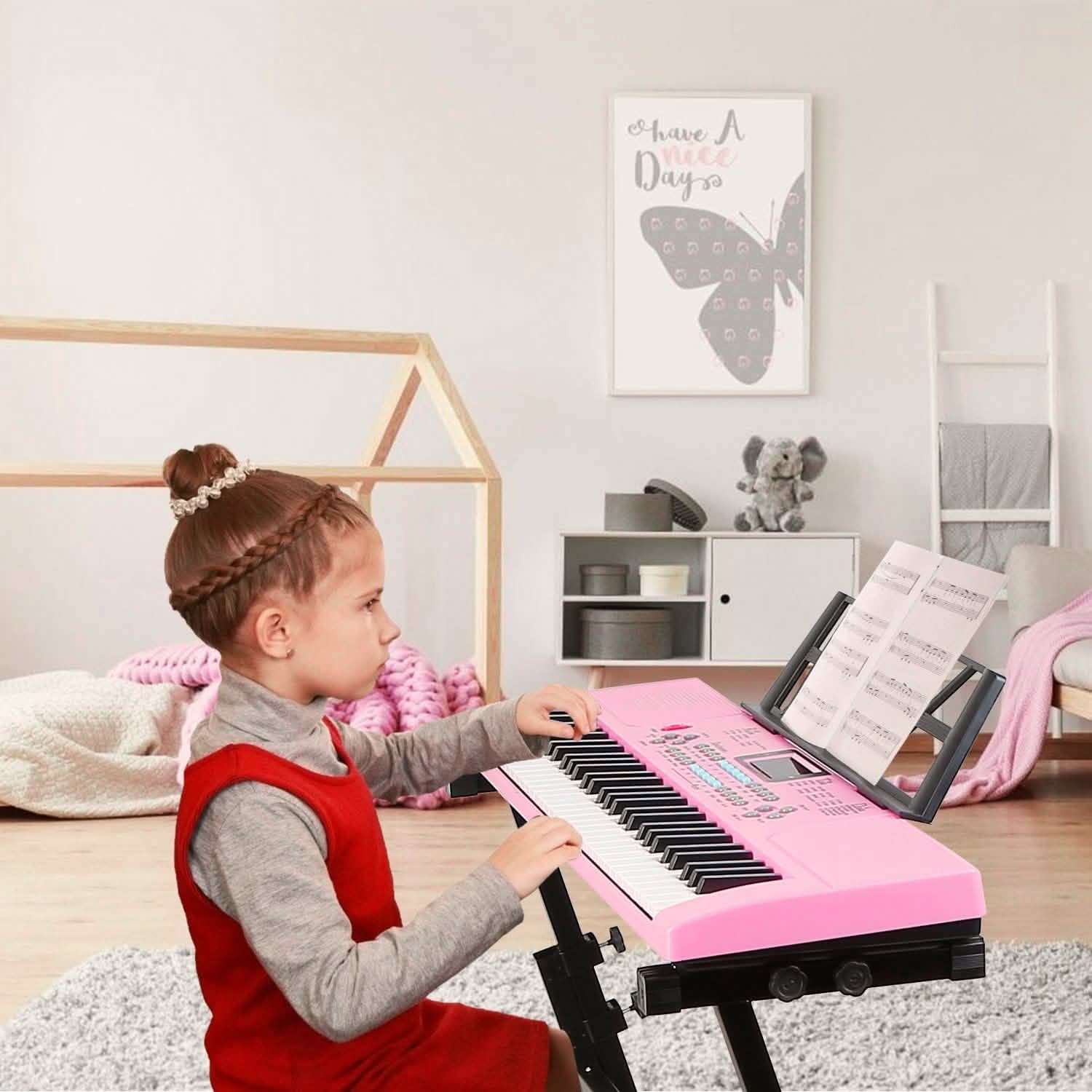 61 Keys Digital Music Electronic Keyboard Toys & Games - Tophatter Daily Deals