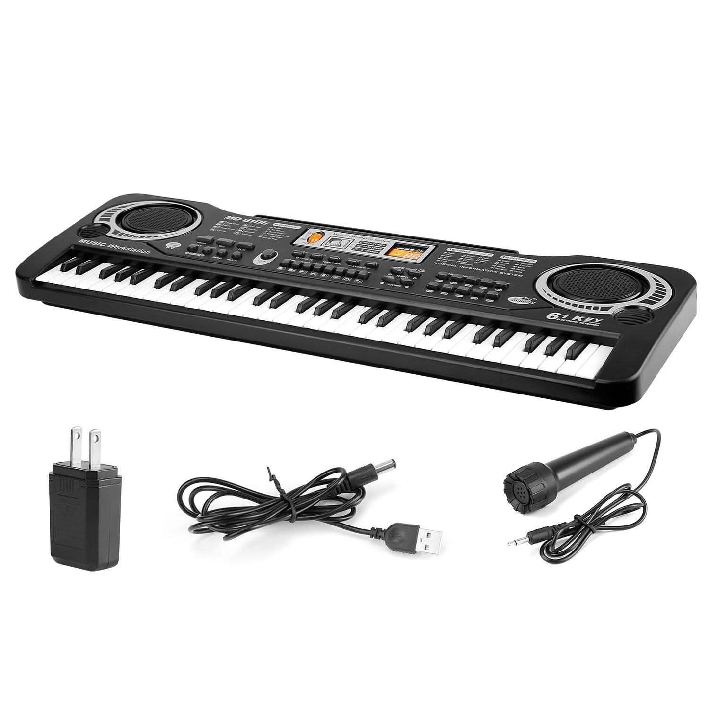 61 Keys Digital Music Electronic Keyboard Toys & Games - Tophatter Daily Deals