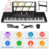 61 Keys Digital Music Electronic Keyboard Toys & Games - Tophatter Daily Deals