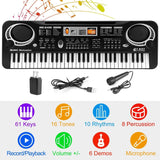 61 Keys Digital Music Electronic Keyboard Toys & Games - Tophatter Daily Deals