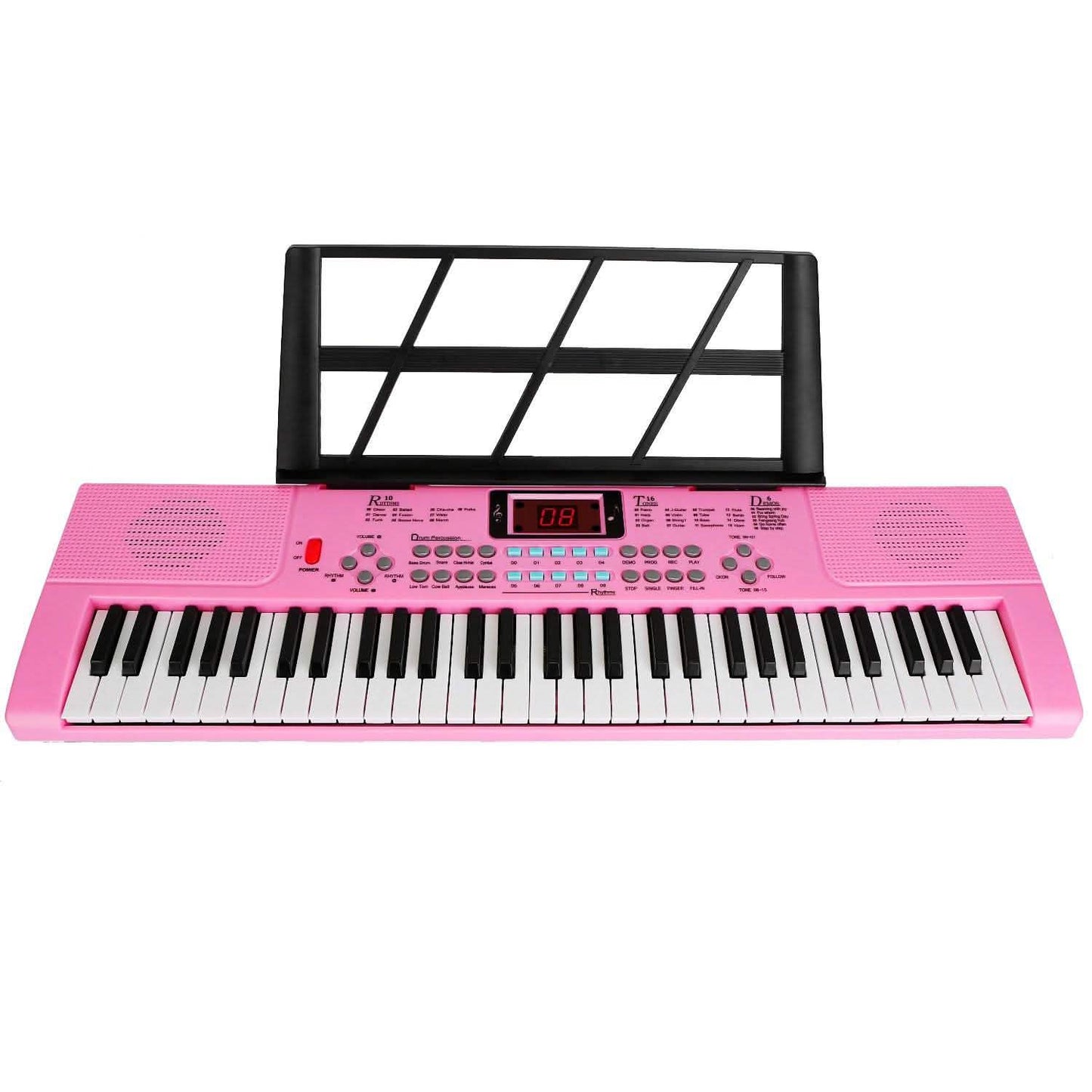 61 Keys Digital Music Electronic Keyboard Pink Toys & Games - Tophatter Daily Deals