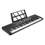 61 Keys Digital Music Keyboard Electronic Piano Black Computer Keyboards - Tophatter Daily Deals