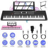 61 Keys Digital Music Keyboard Electronic Piano Computer Keyboards - Tophatter Daily Deals