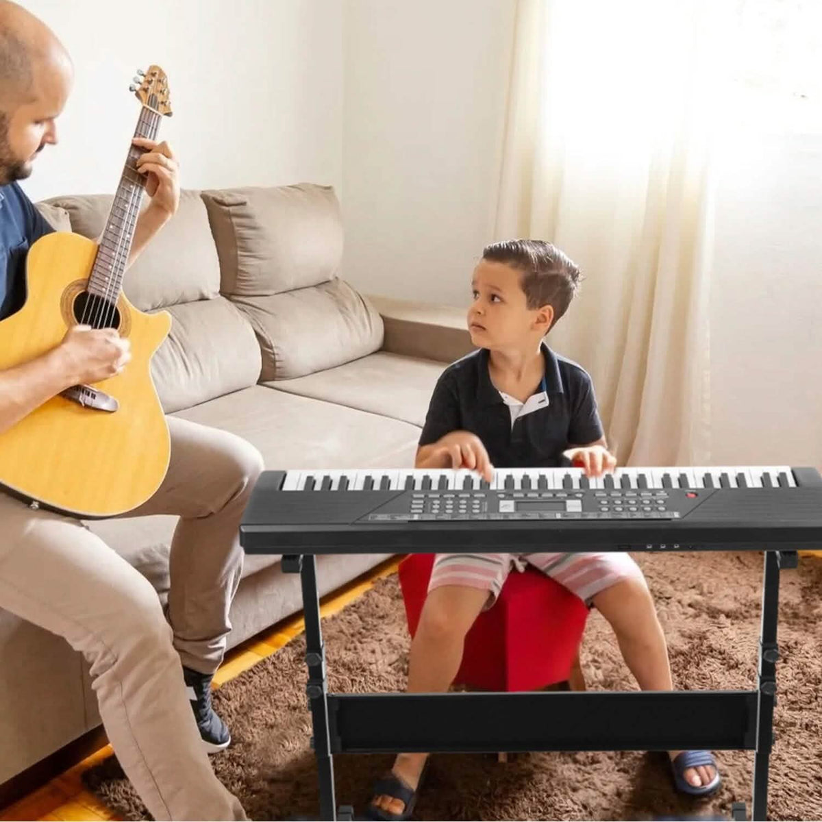 61 Keys Digital Music Keyboard Electronic Piano Computer Keyboards - Tophatter Daily Deals