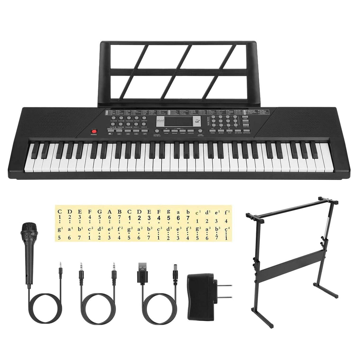 61 Keys Digital Music Keyboard Electronic Piano Computer Keyboards - Tophatter Daily Deals