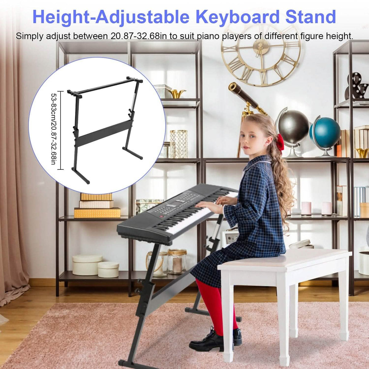61 Keys Digital Music Keyboard Electronic Piano Computer Keyboards - Tophatter Daily Deals