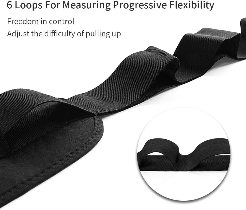 Yoga Stretching Strap with Loops - Ligament Stretch Band Ankle Ligament Stretcher belt Yoga & Pilates - Tophatter Daily Deals