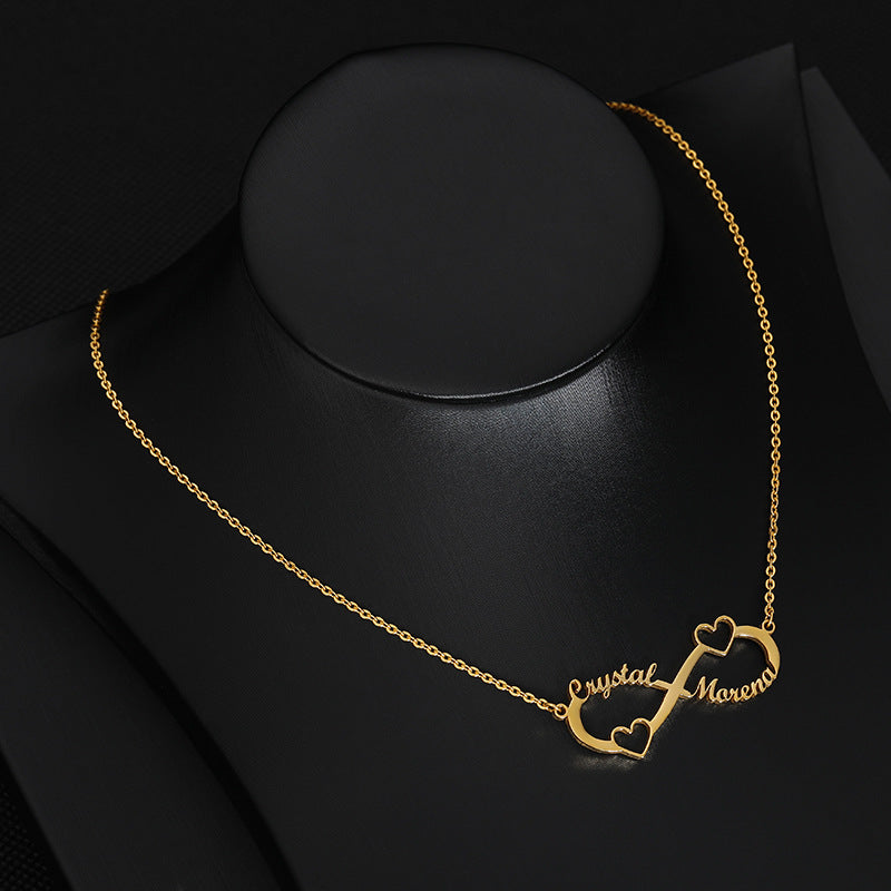 8 word pendant clavicle chain 7 - Tophatter Daily Deals