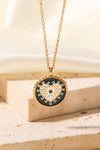 Heart Design Round Pendant Necklace Necklaces - Tophatter Daily Deals