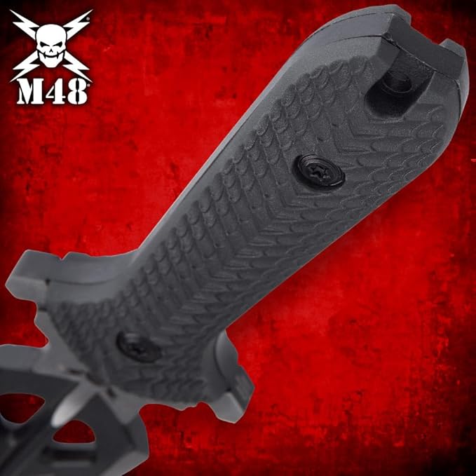 M48 Tsunami Fixed Blade With Vortec Sheath | Twist Blade Design-GS96 - Tophatter Daily Deals