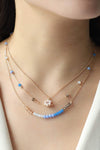 Alloy Three-Piece Necklace Set Necklaces - Tophatter Daily Deals